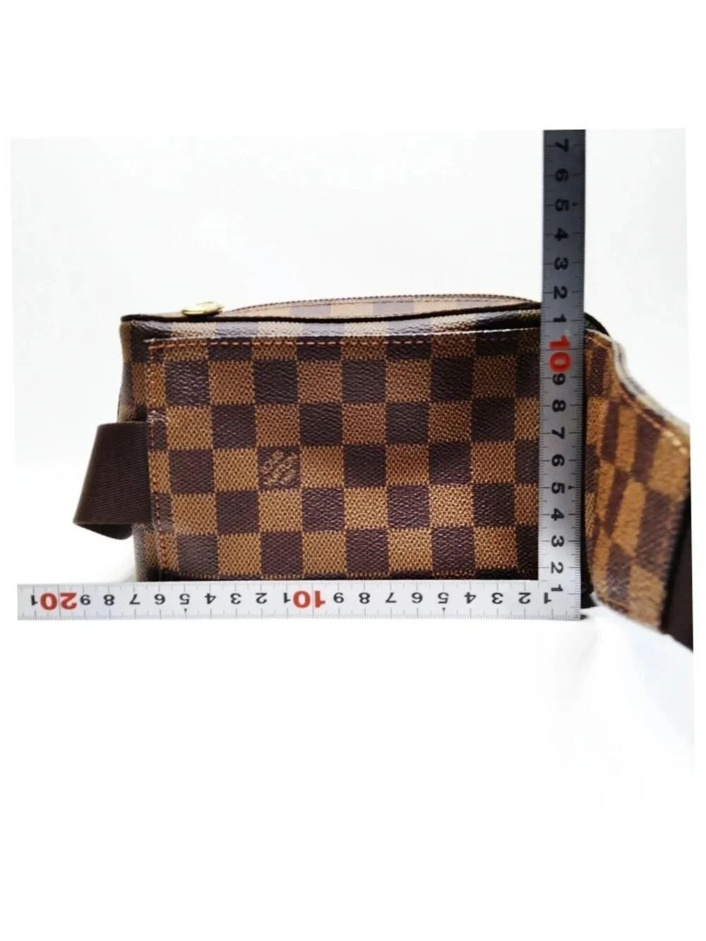 Authentic Louis Vuitton Geronimos Damier Ebene Sling Bag Crossbody Belt Bag